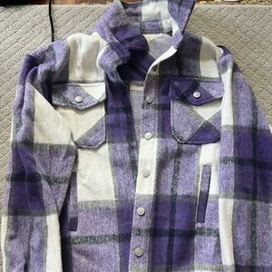 Women’s small flannel jacket